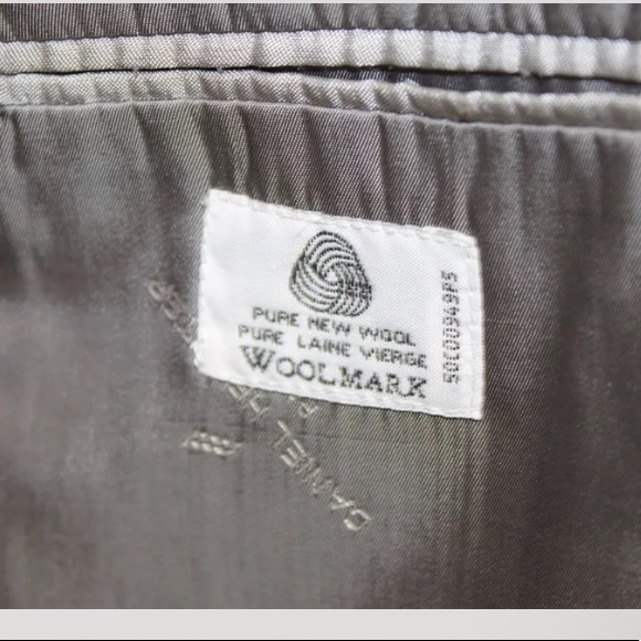 Daniel Hechter Paris Men Blazer 44T 100% Wool Gray 2 Buttons Lined - Picture 3 of 12